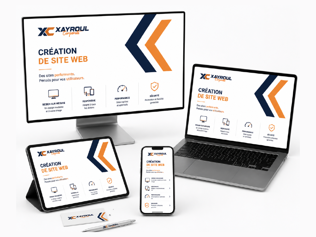 Création de sites web — Xayroul Corporate