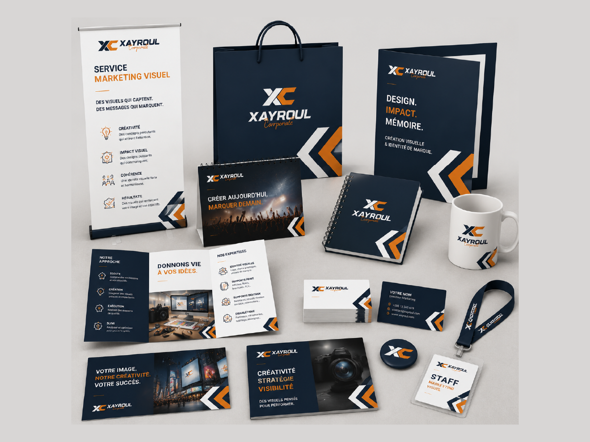 Marketing visuel — Xayroul Corporate